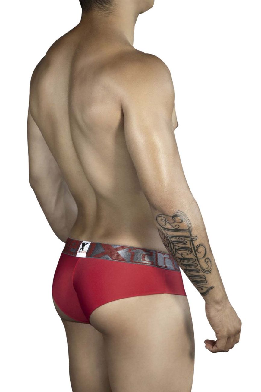Xtremen 91011-3 3PK Briefs Color Blue-Red-Gray