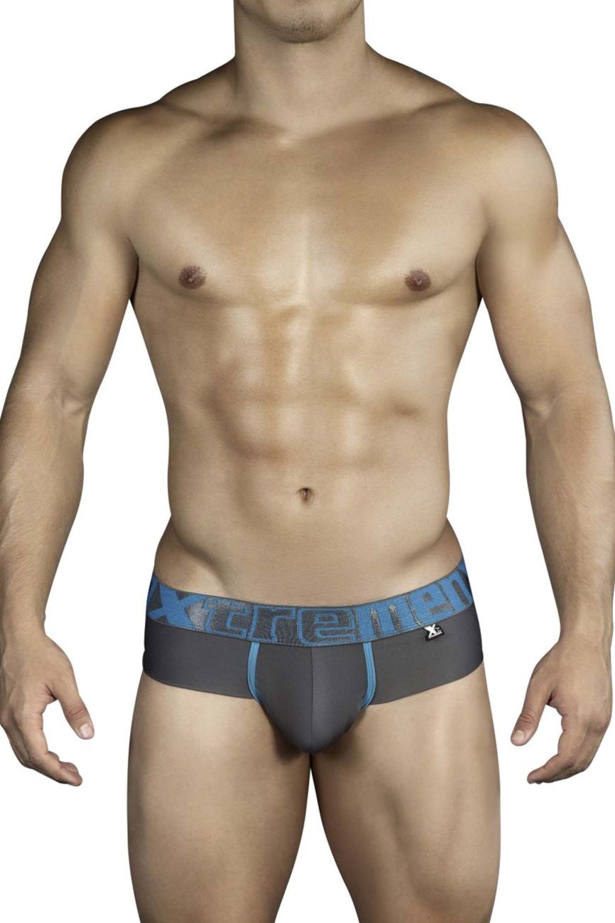 Xtremen 91011-3 3PK Briefs Color Blue-Red-Gray
