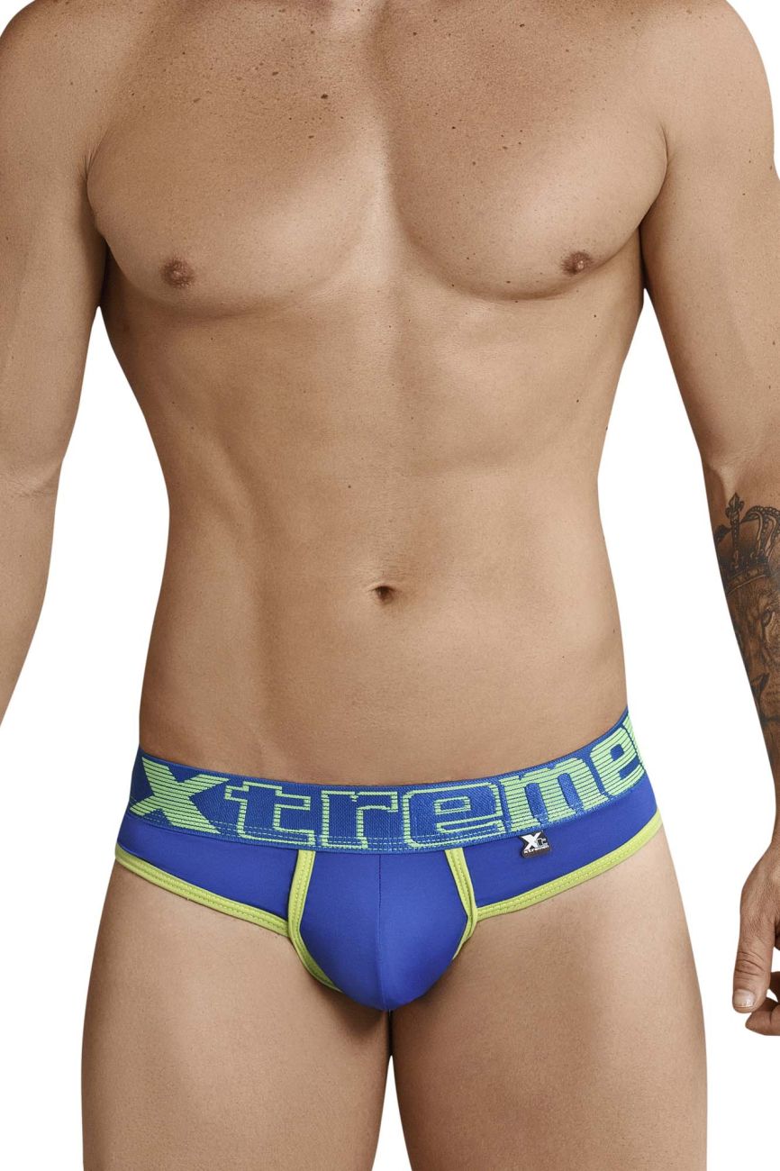 Tangas Xtremen 91031-3 3PK Color Verde-Blanco-Azul
