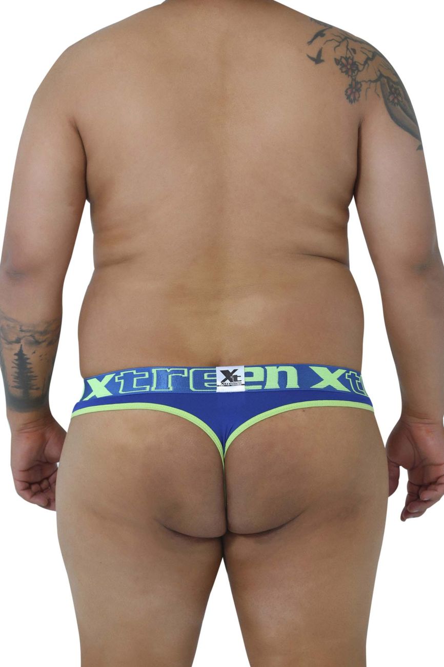 Xtremen 91031X-3 3PK Thongs Color Fuchsia-White-Blue - DealByEthan.gay loves Xtremen