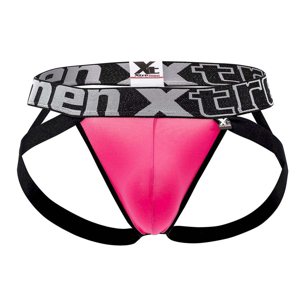 Xtremen 91054X-3 3PK Jockstrap Color Petrol-Fuchsia-Petrol - DealByEthan.gay loves Xtremen