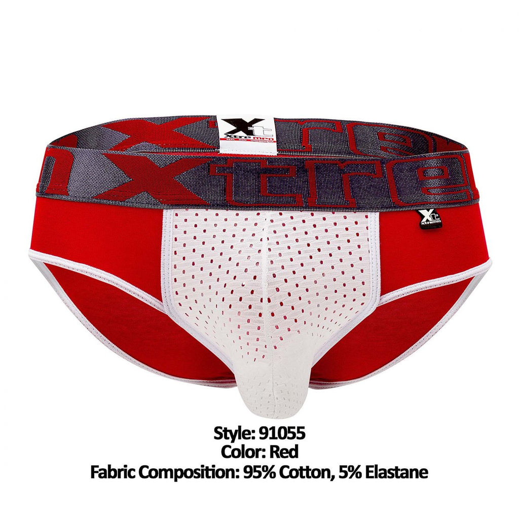 Xtremen 91055 Big Pouch Briefs Color Red - DealByEthan.gay loves Xtremen