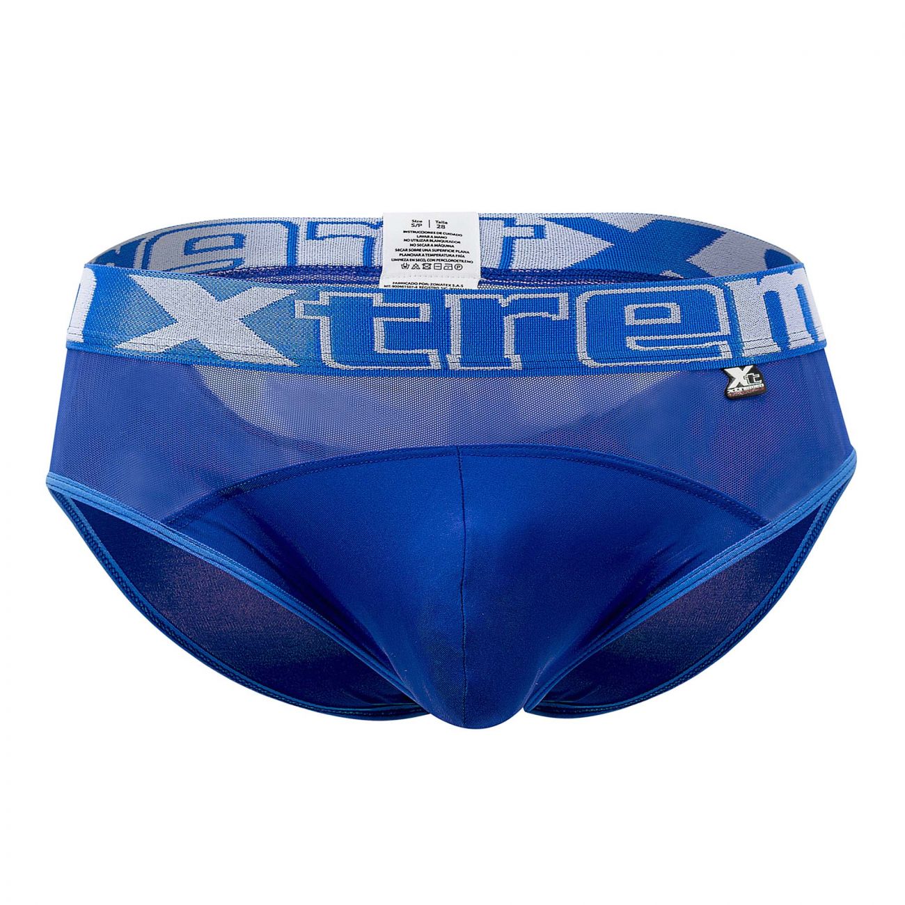Xtremen 91059 Peekaboo Mesh Briefs Color Blue - DealByEthan.gay loves Xtremen