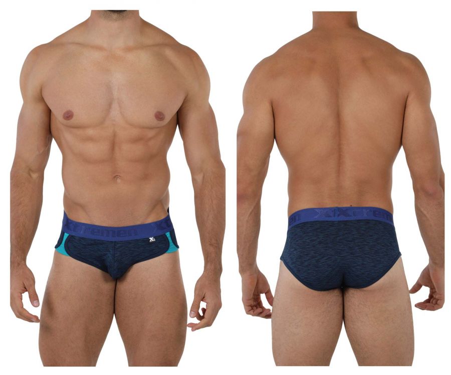 Xtremen 91071 Microfiber Sports Briefs Color Dark Blue - DealByEthan.gay loves Xtremen