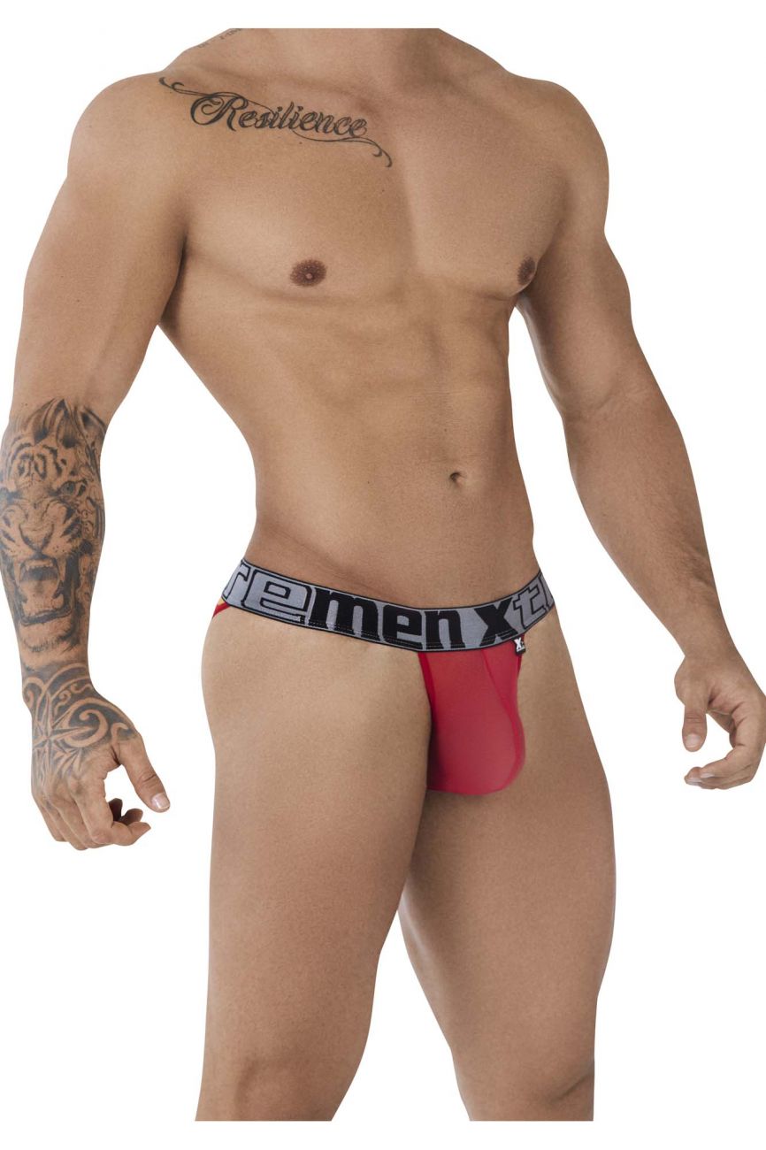 Xtremen 91082 Microfiber Pride Bikini Color Red - DealByEthan.gay loves Xtremen