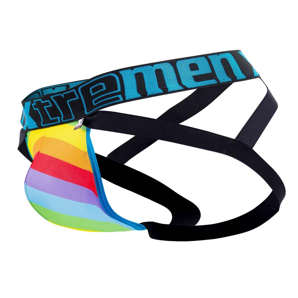 Xtremen 91083 Microfiber Pride Jockstrap Color Blue - DealByEthan.gay loves Xtremen