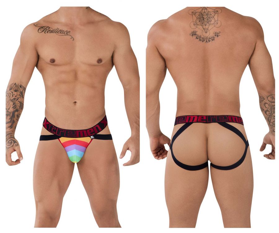 Xtremen 91083 Microfiber Pride Jockstrap Color Red - DealByEthan.gay loves Xtremen