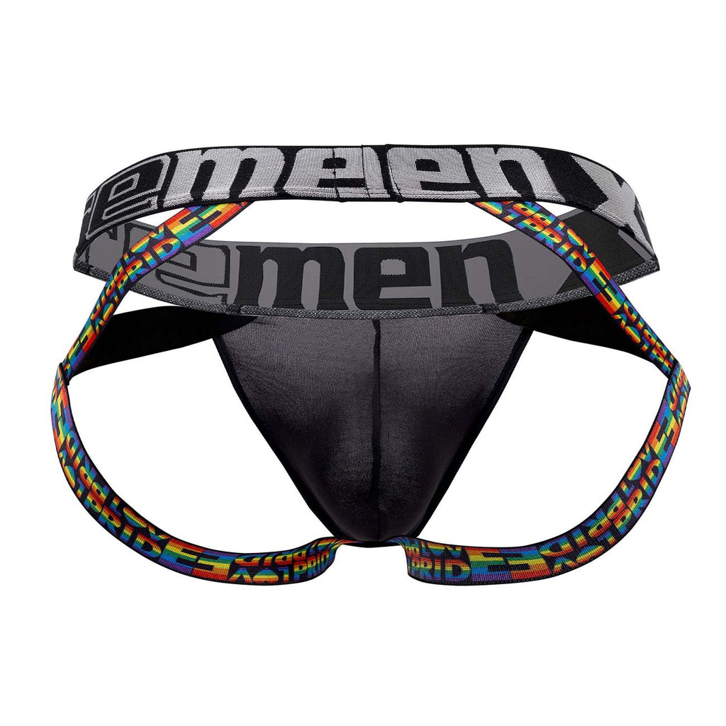 Xtremen 91084 Microfiber Pride Jockstrap Color Black - DealByEthan.gay loves Xtremen