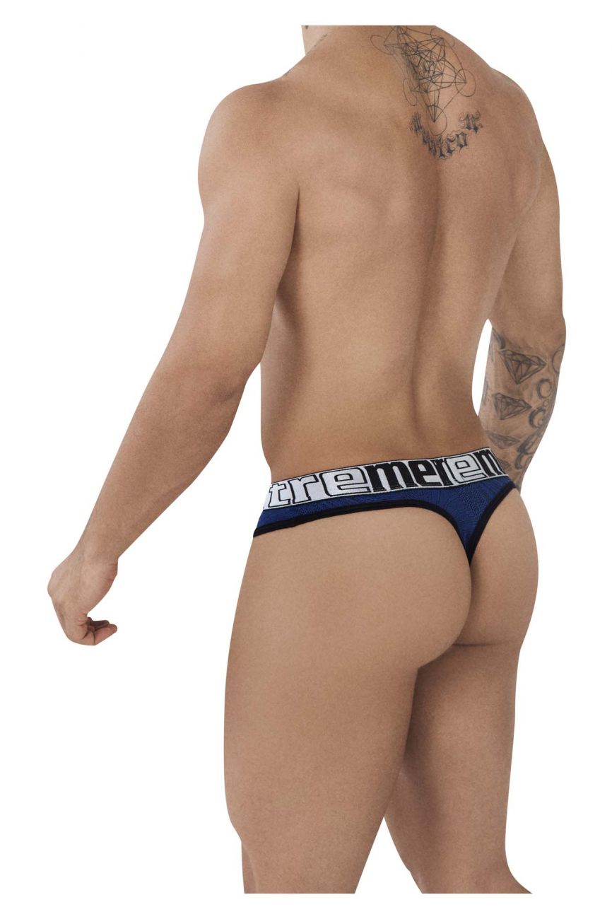 Xtremen 91087 Microfiber Jacquard Thongs Color Blue - DealByEthan.gay loves Xtremen