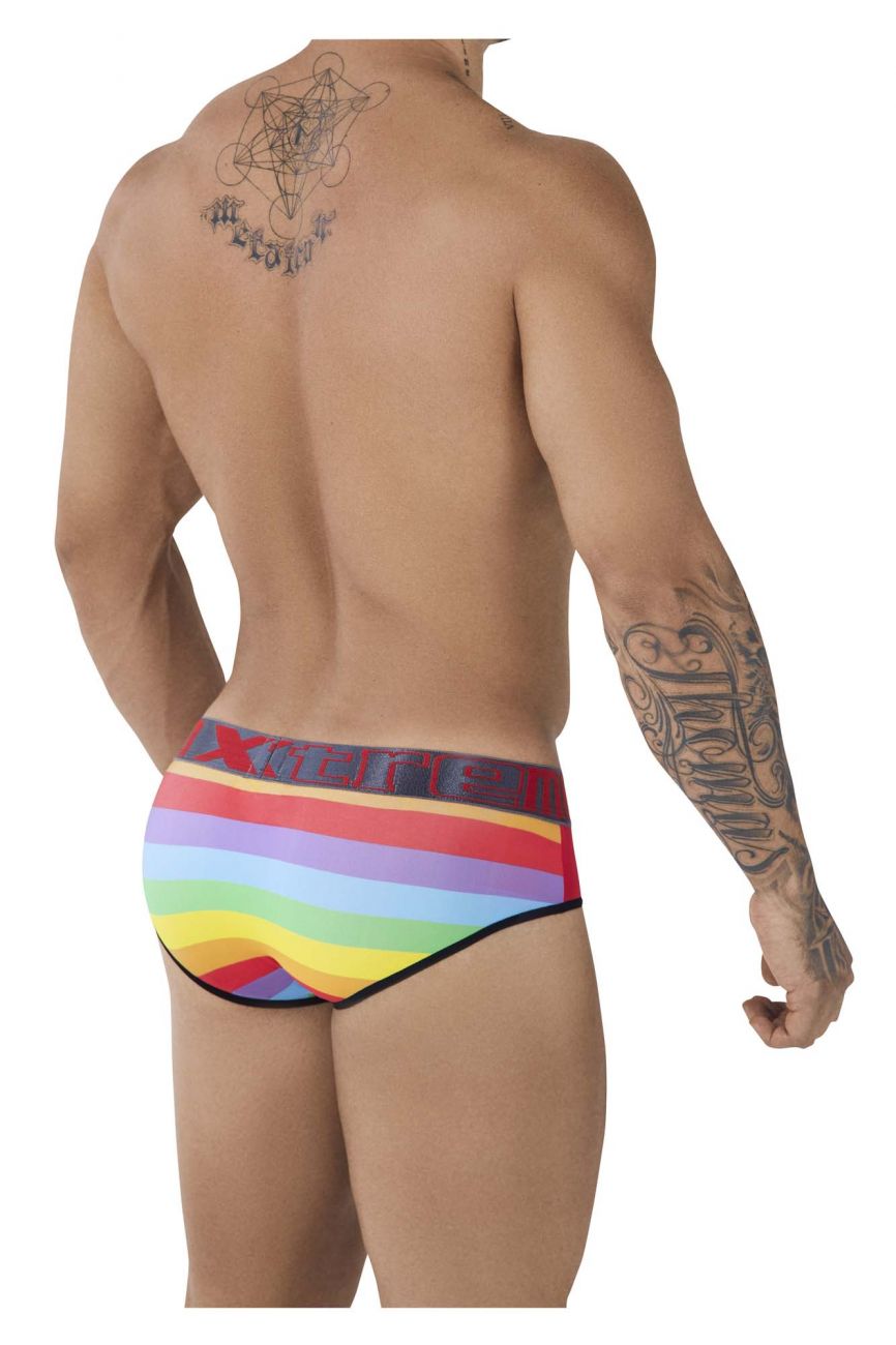 Xtremen 91088 Microfiber Pride Briefs Color Red - DealByEthan.gay loves Xtremen