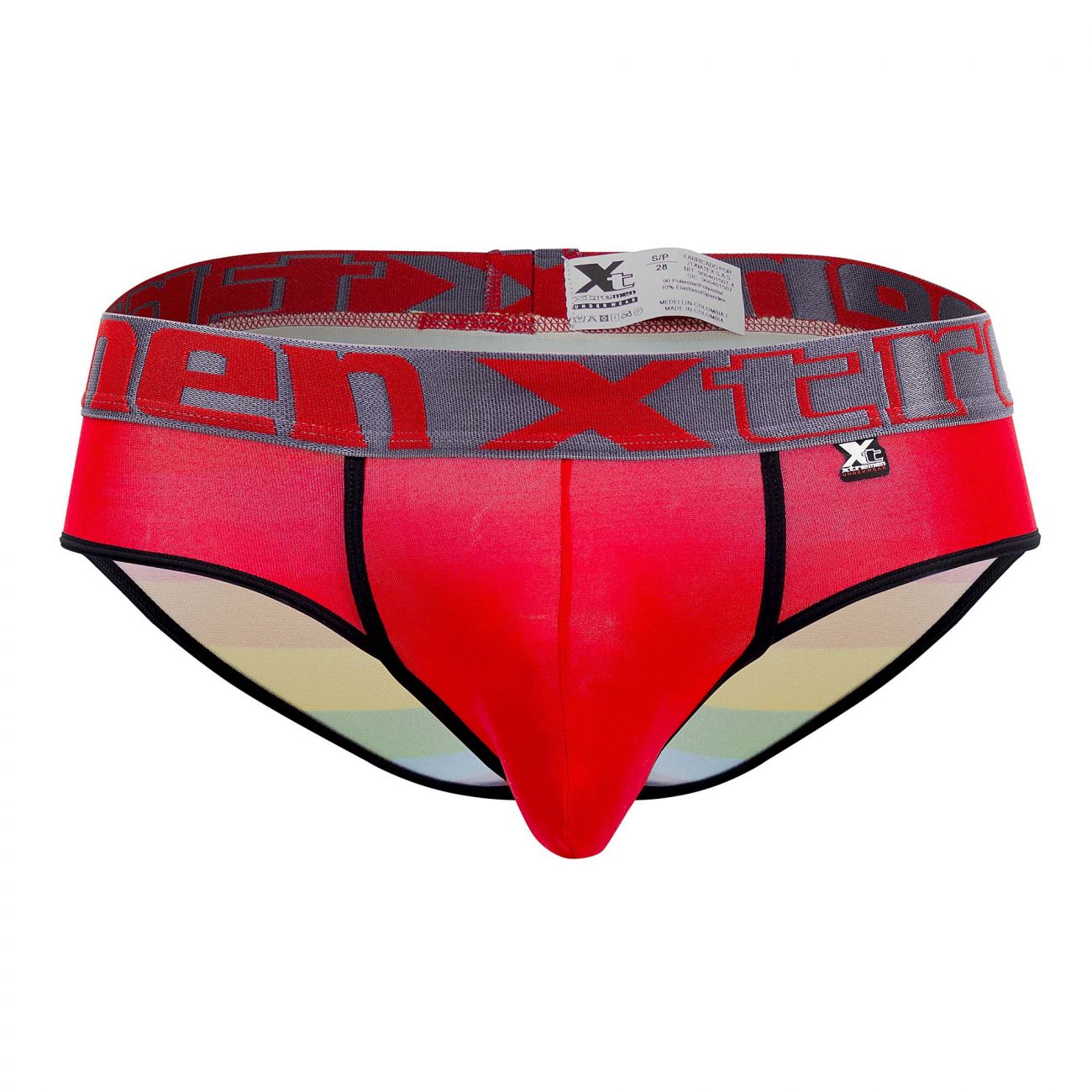 Xtremen 91088 Microfiber Pride Briefs Color Red - DealByEthan.gay loves Xtremen