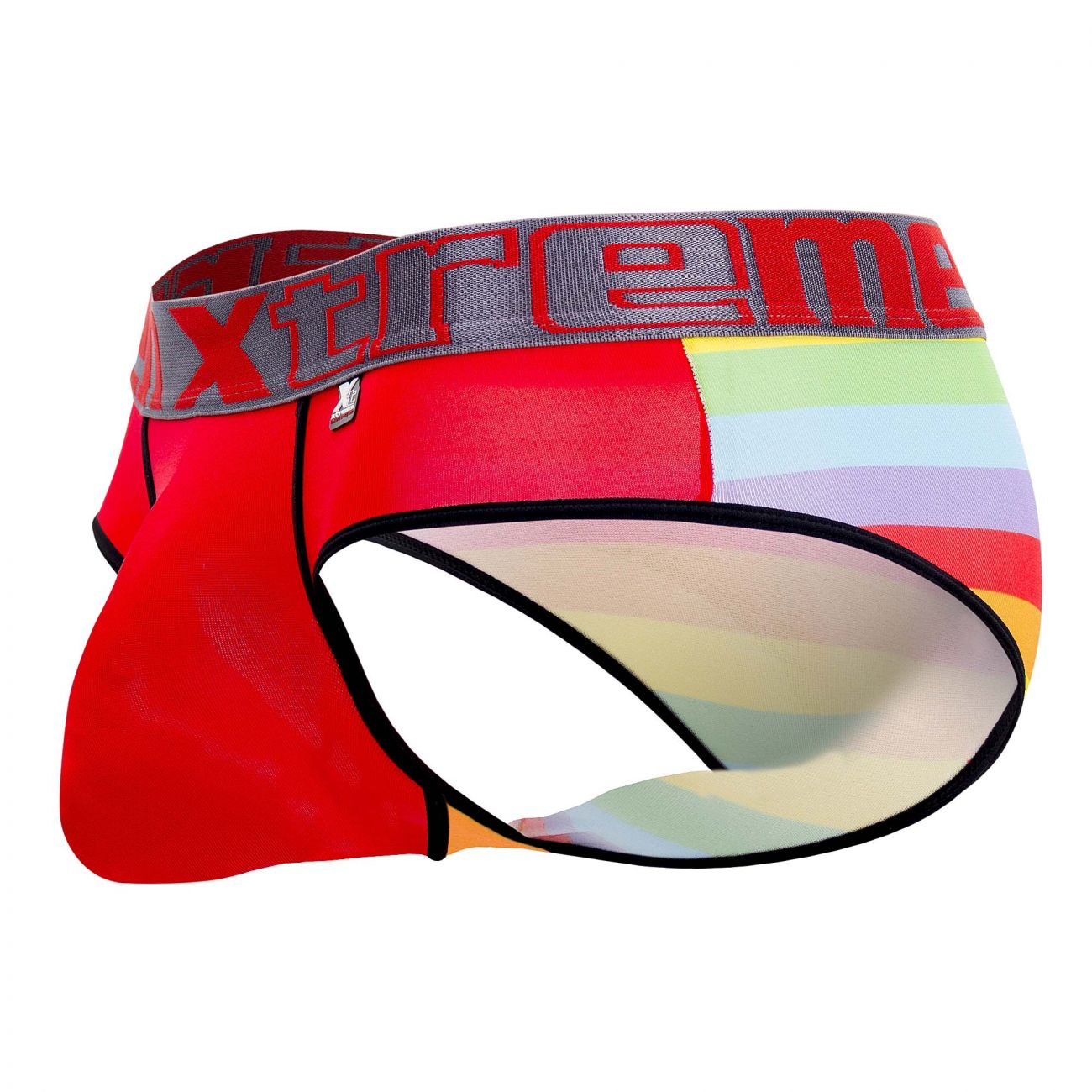 Xtremen 91088 Microfiber Pride Briefs Color Red - DealByEthan.gay loves Xtremen