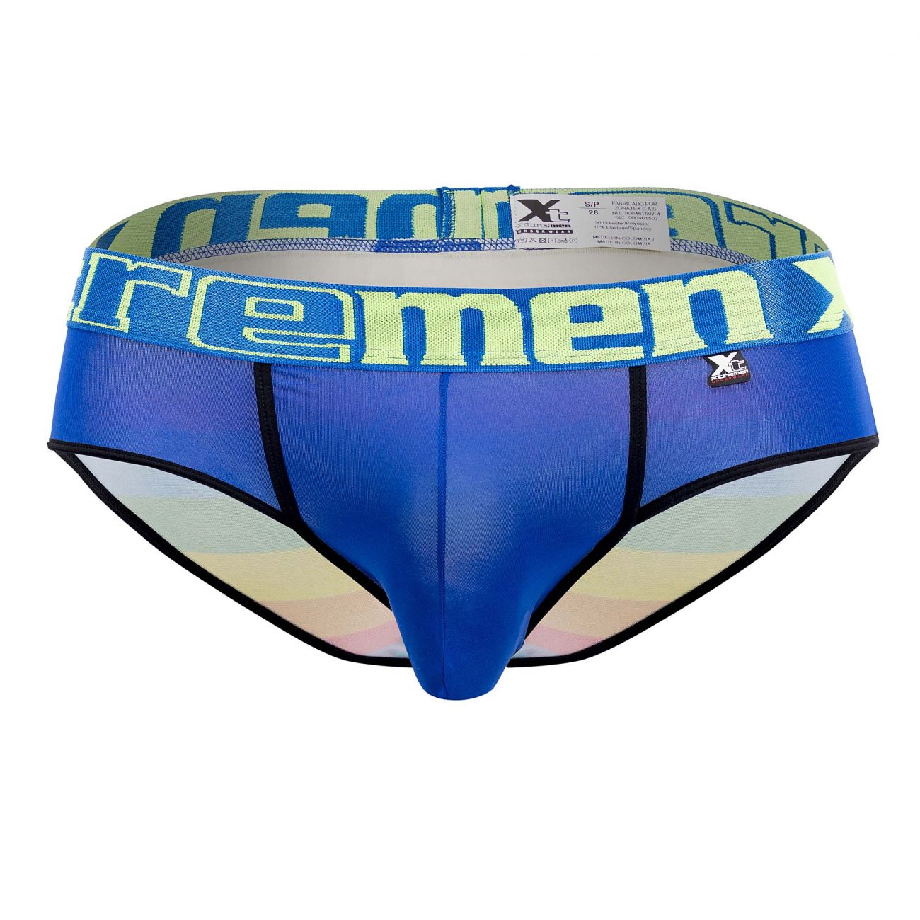 Xtremen 91088 Microfiber Pride Briefs Color Turquoise - DealByEthan.gay loves Xtremen