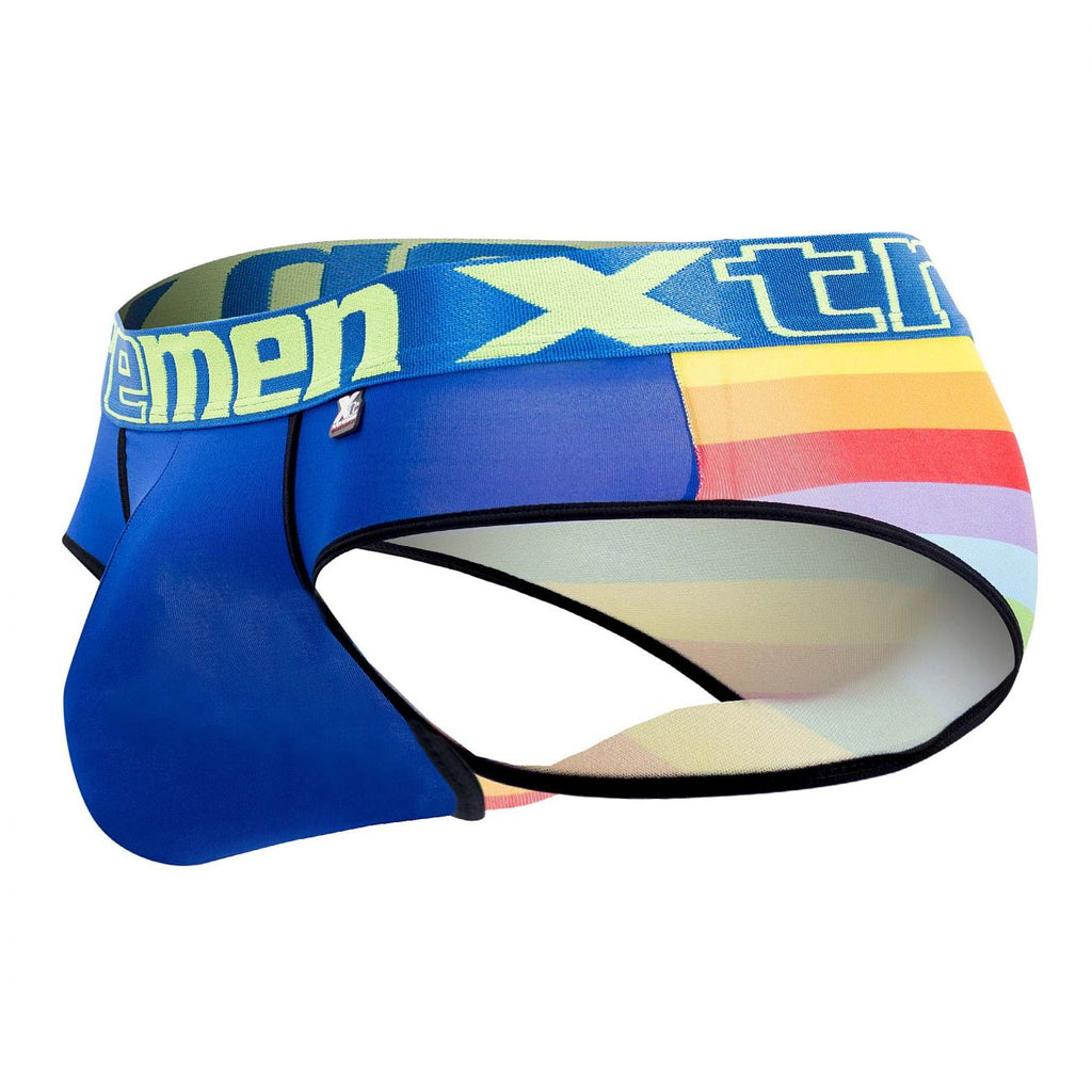 Xtremen 91088 Microfiber Pride Briefs Color Turquoise - DealByEthan.gay loves Xtremen