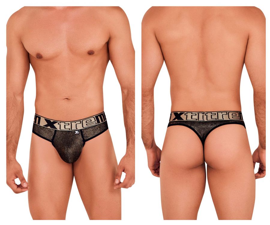 Xtremen 91091 Frice Microfiber Thongs Color Black - DealByEthan.gay loves Xtremen