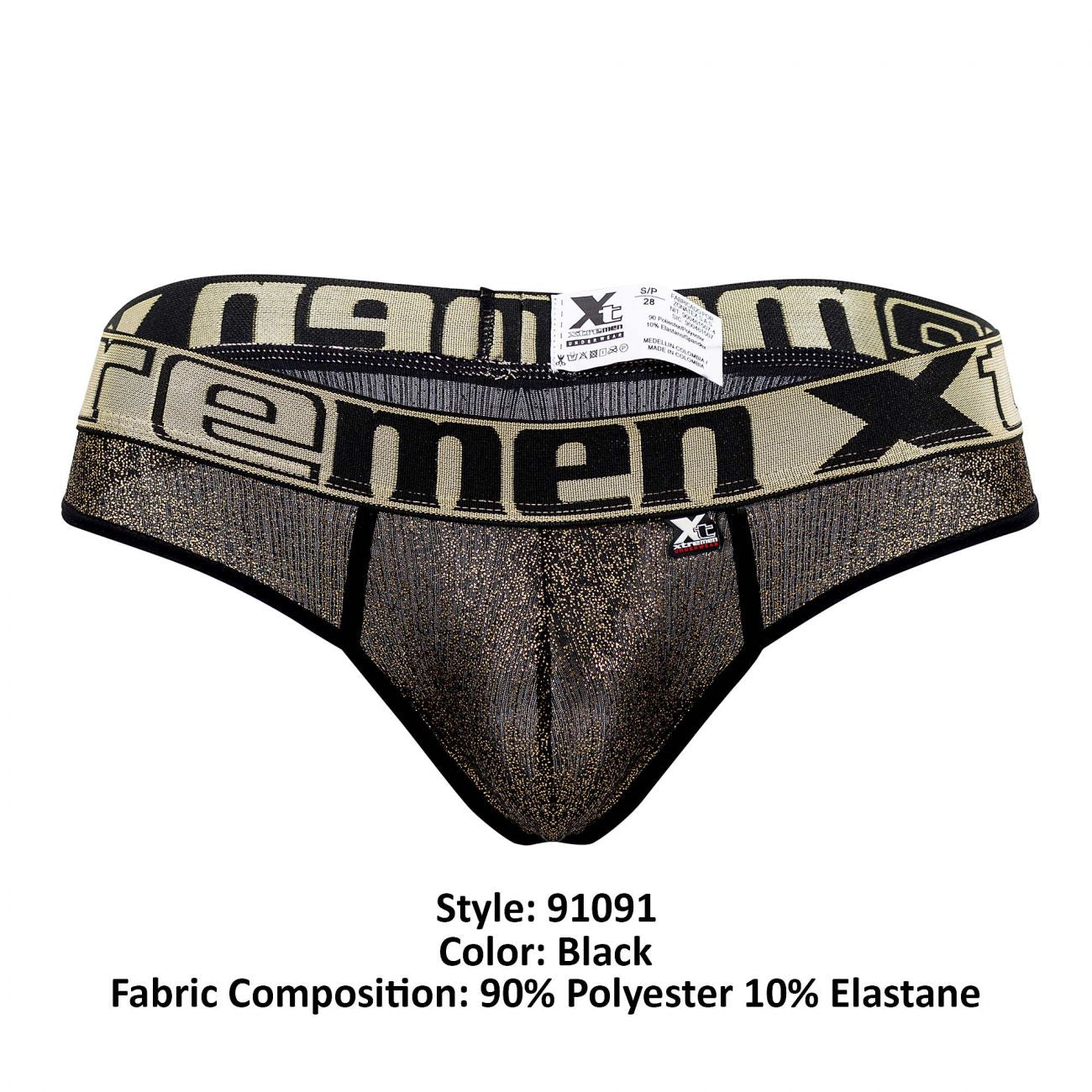 Xtremen 91091 Frice Microfiber Thongs Color Black - DealByEthan.gay loves Xtremen