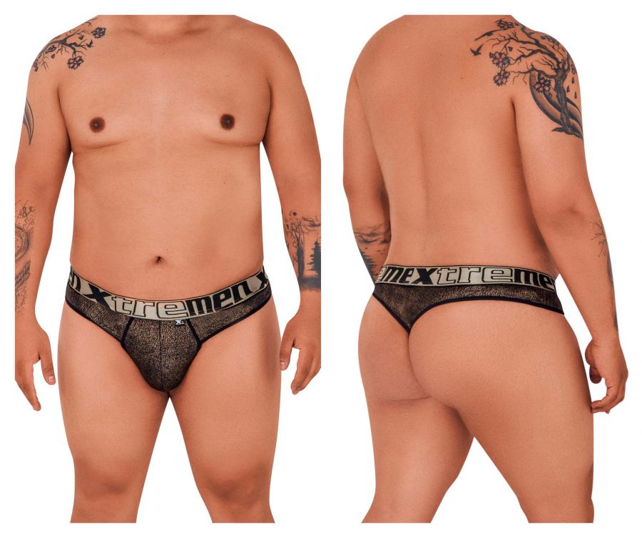 Xtremen 91091X Frice Microfiber Thongs Color Black - DealByEthan.gay loves Xtremen
