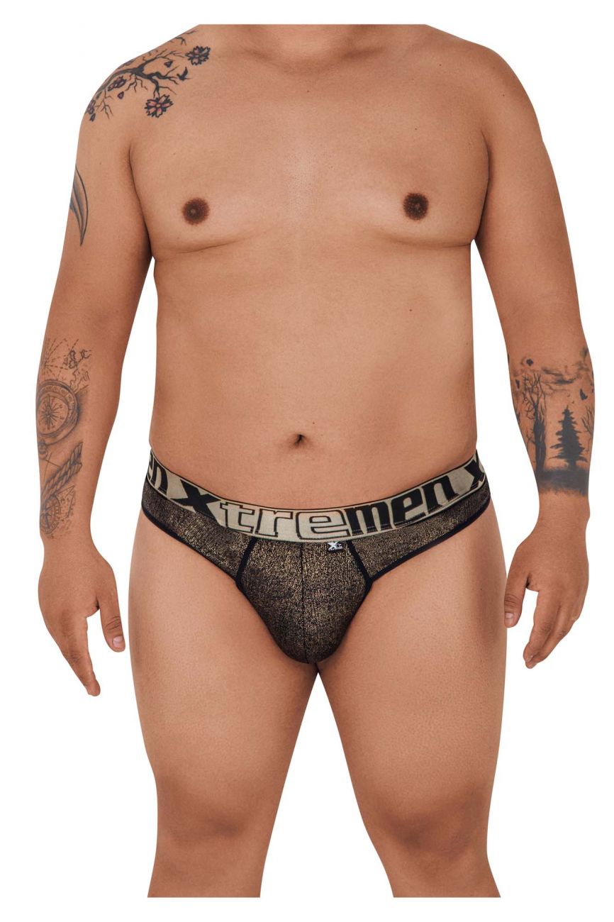 Xtremen 91091X Frice Microfiber Thongs Color Black - DealByEthan.gay loves Xtremen