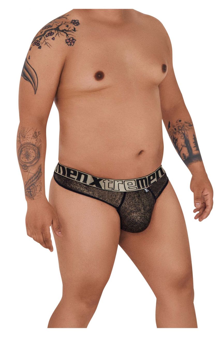 Xtremen 91091X Frice Microfiber Thongs Color Black - DealByEthan.gay loves Xtremen