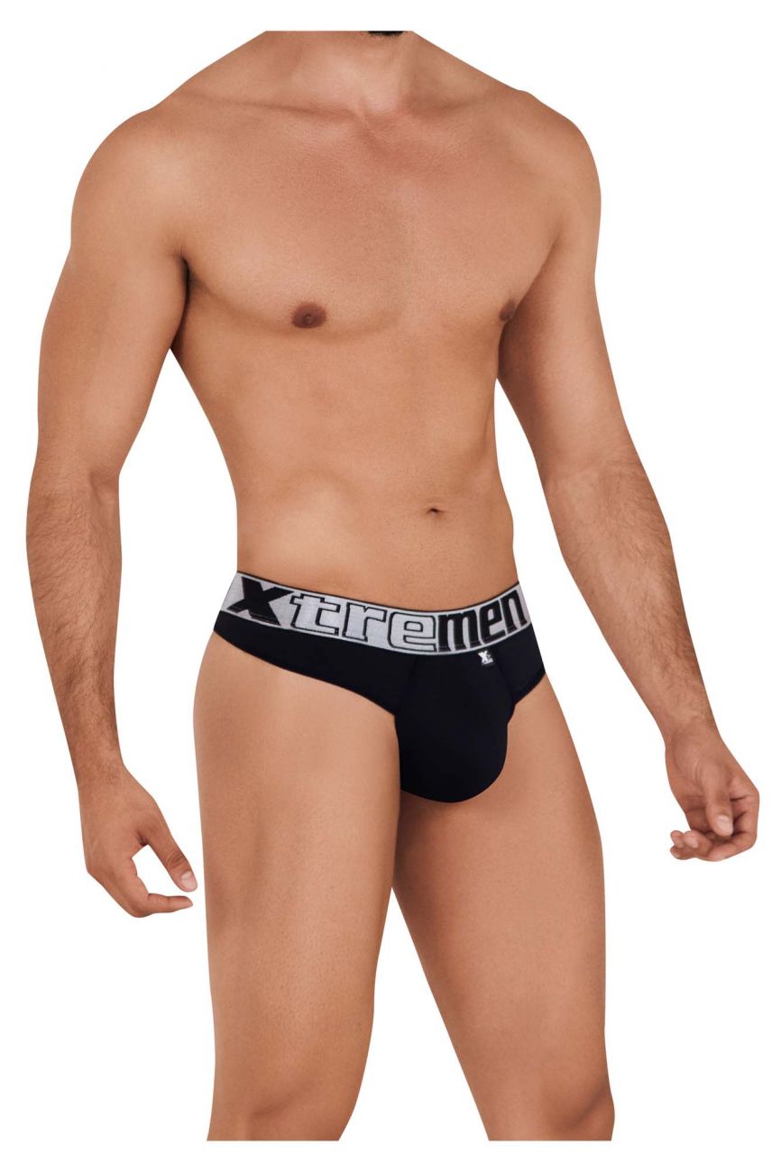 Xtremen 91094 Microfiber Thongs Color Black - DealByEthan.gay loves Xtremen