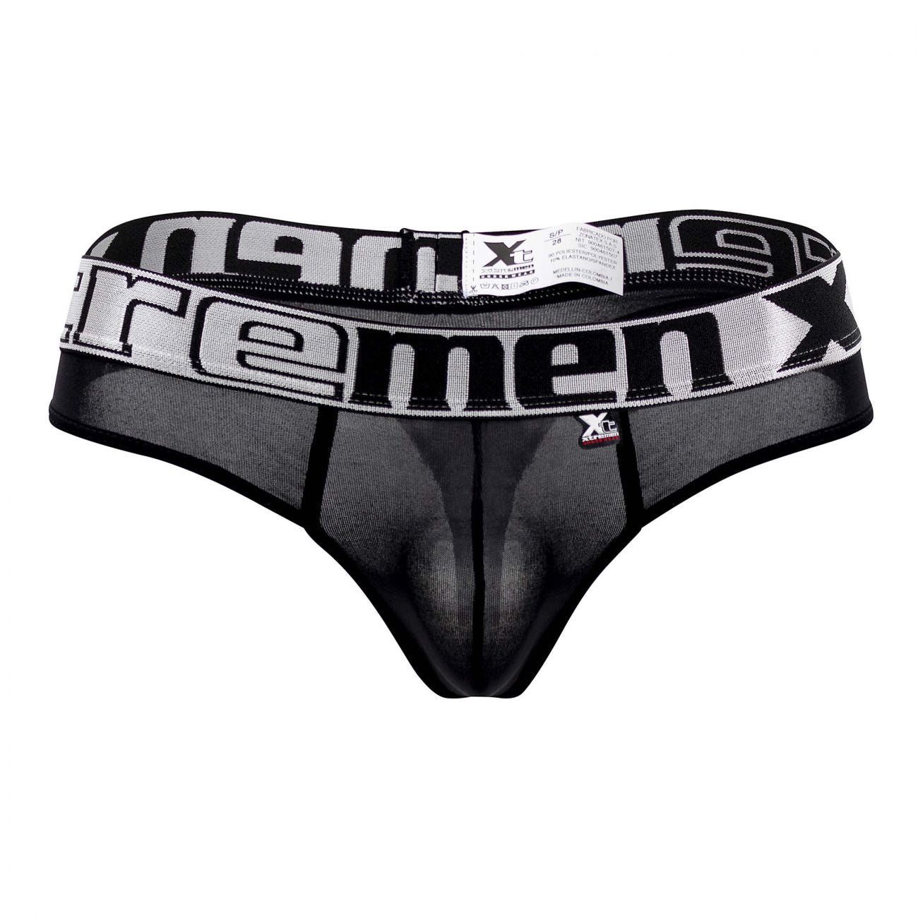 Xtremen 91094 Microfiber Thongs Color Black - DealByEthan.gay loves Xtremen