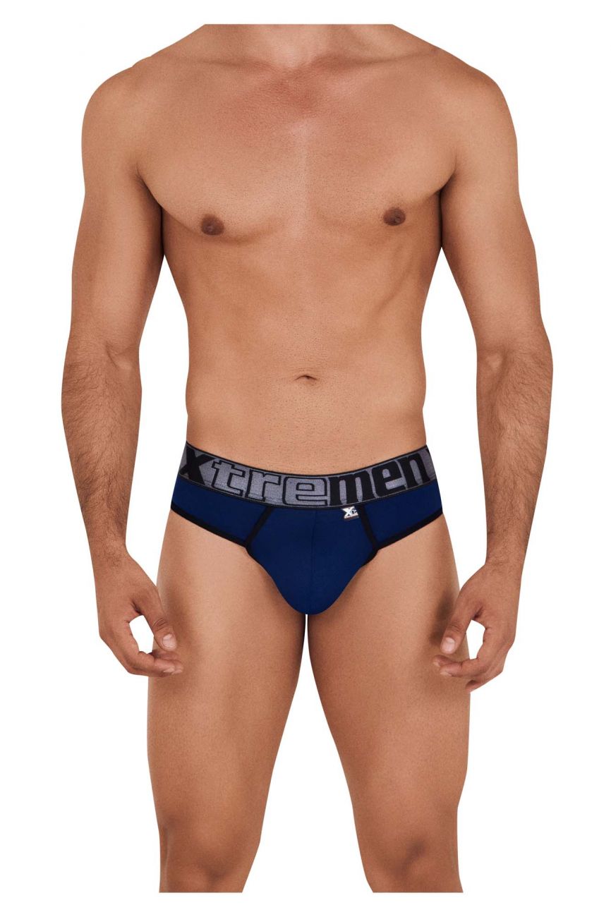 Xtremen 91094 Microfiber Thongs Color Dark Blue - DealByEthan.gay loves Xtremen