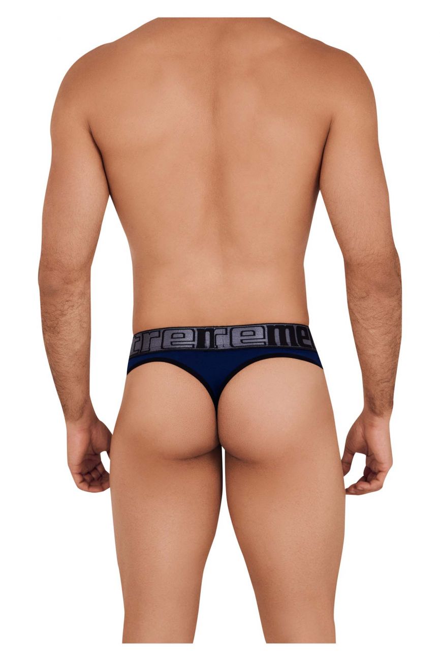 Xtremen 91094 Microfiber Thongs Color Dark Blue - DealByEthan.gay loves Xtremen