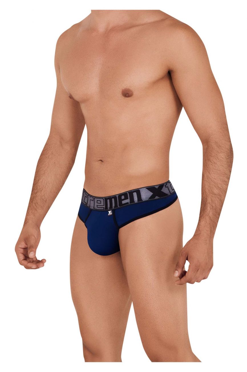 Xtremen 91094 Microfiber Thongs Color Dark Blue - DealByEthan.gay loves Xtremen