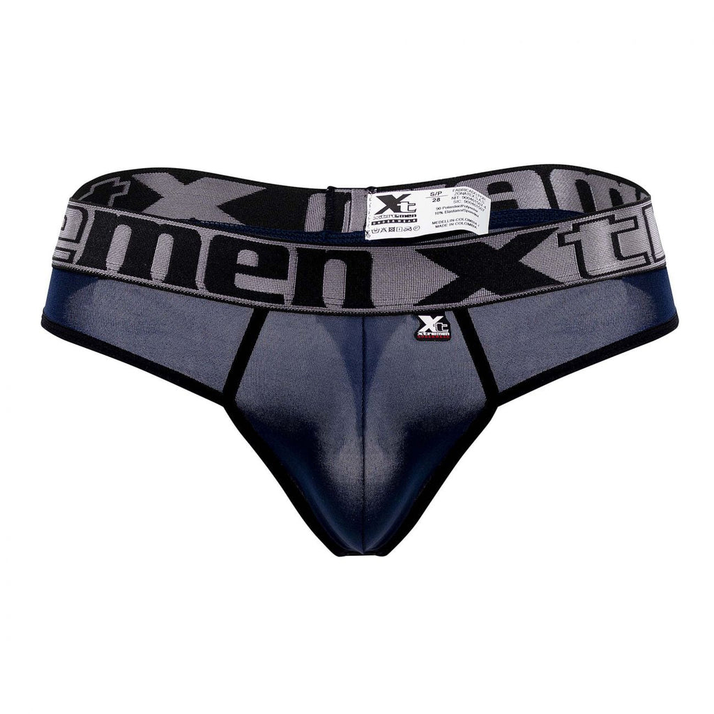Xtremen 91094 Microfiber Thongs Color Dark Blue - DealByEthan.gay loves Xtremen