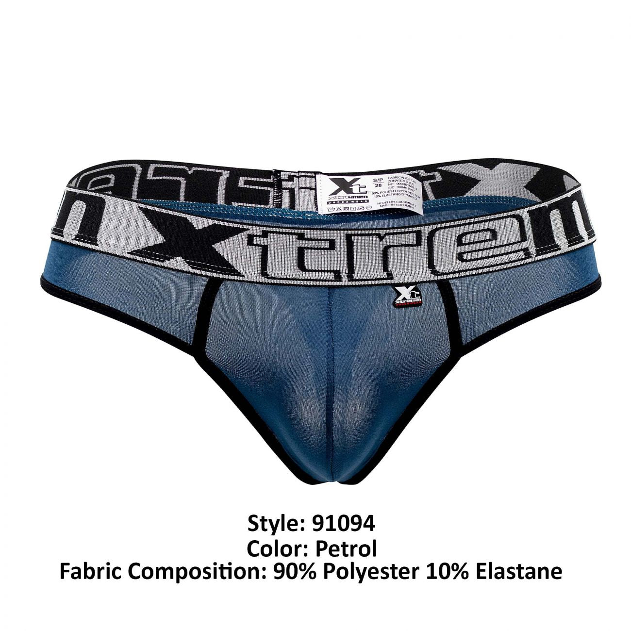 Xtremen 91094 Microfiber Thongs Color Petrol - DealByEthan.gay loves Xtremen