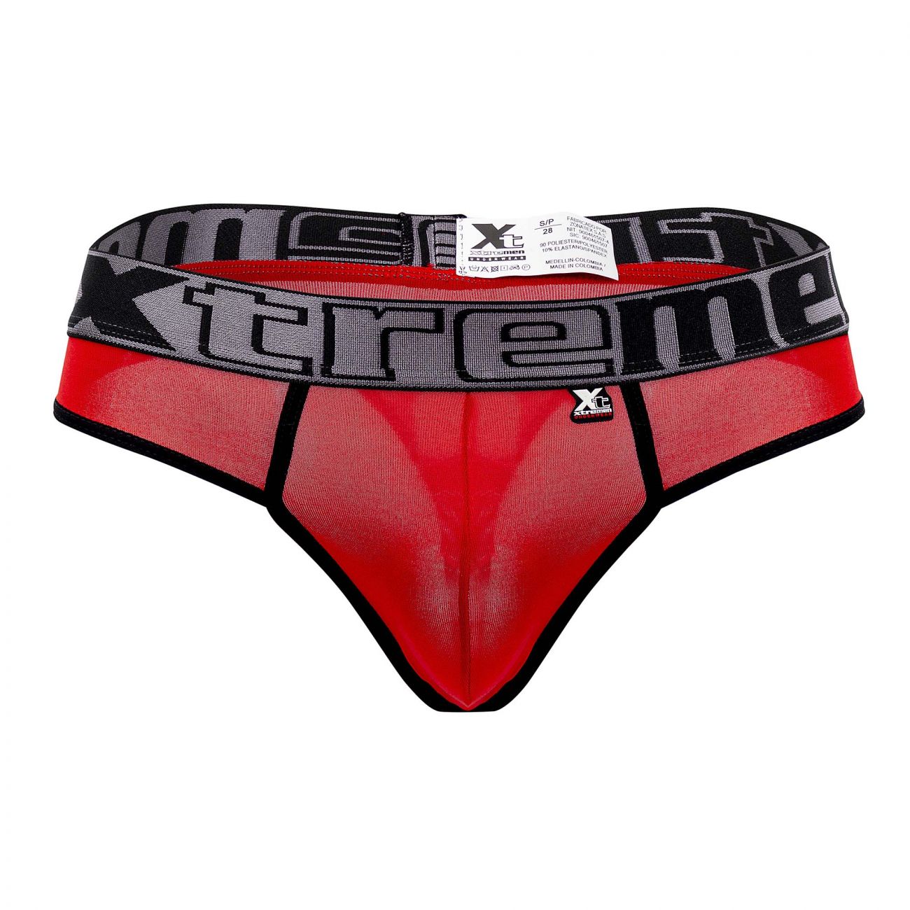 Xtremen 91094 Microfiber Thongs Color Red - DealByEthan.gay loves Xtremen