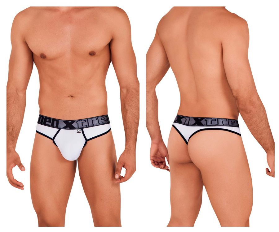 Xtremen 91094 Microfiber Thongs Color White - DealByEthan.gay loves Xtremen