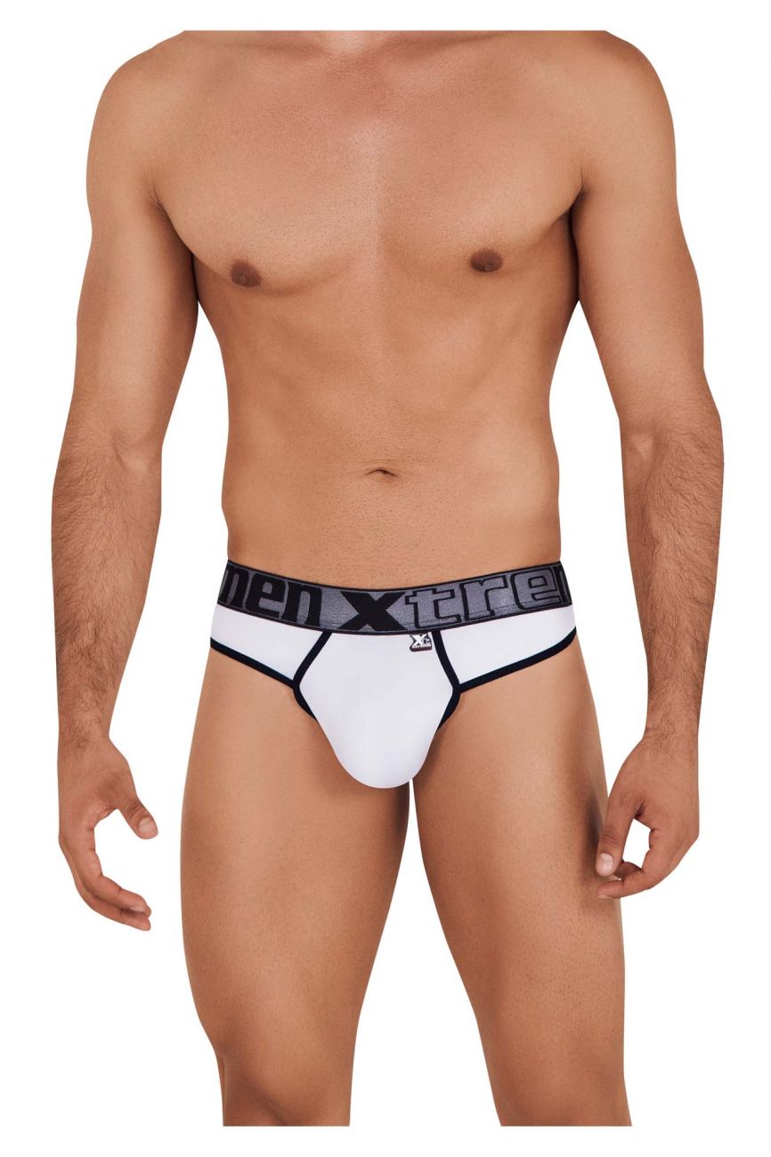 Xtremen 91094 Microfiber Thongs Color White - DealByEthan.gay loves Xtremen