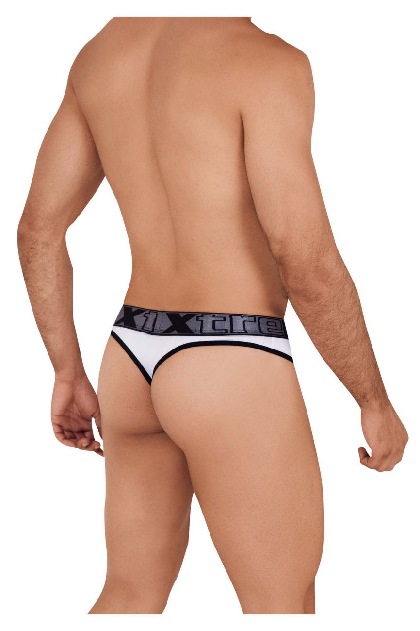 Xtremen 91094 Microfiber Thongs Color White - DealByEthan.gay loves Xtremen