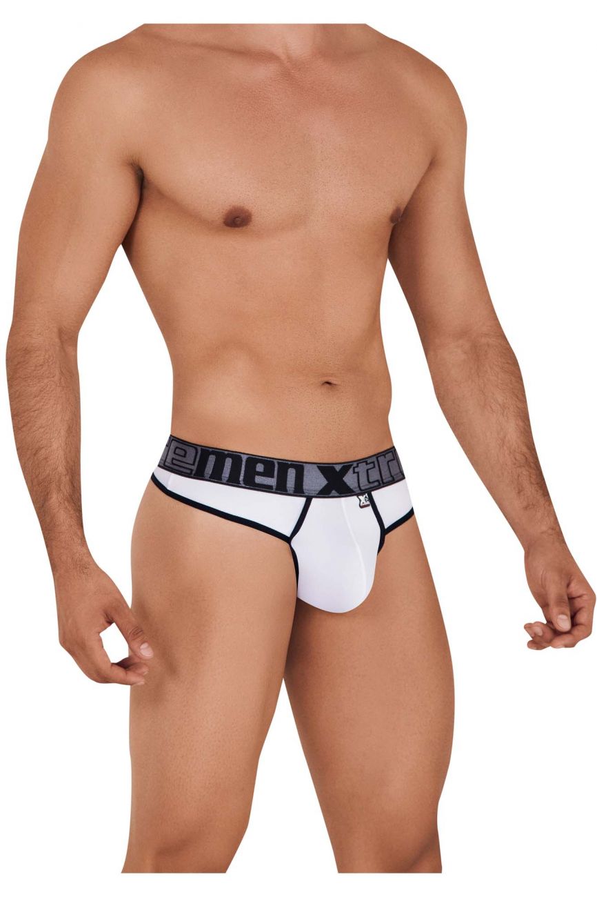 Xtremen 91094 Microfiber Thongs Color White - DealByEthan.gay loves Xtremen