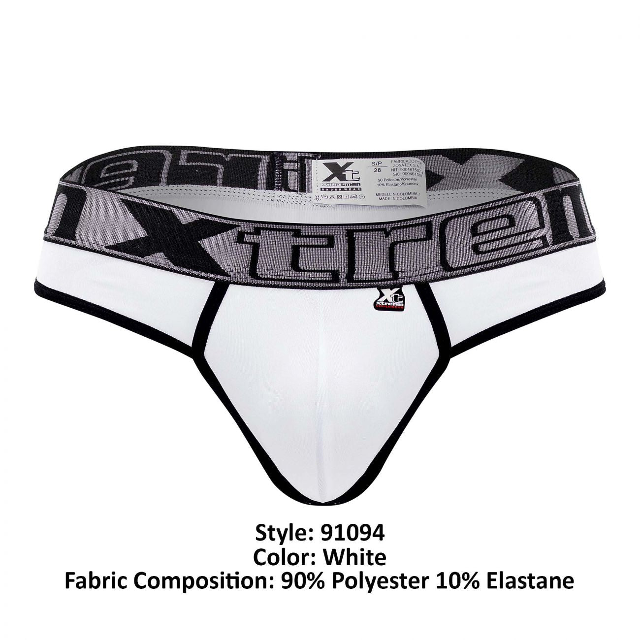 Xtremen 91094 Microfiber Thongs Color White - DealByEthan.gay loves Xtremen