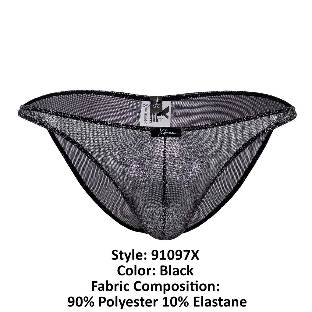 Xtremen 91097X Microfiber Bikini Color Black - DealByEthan.gay loves Xtremen