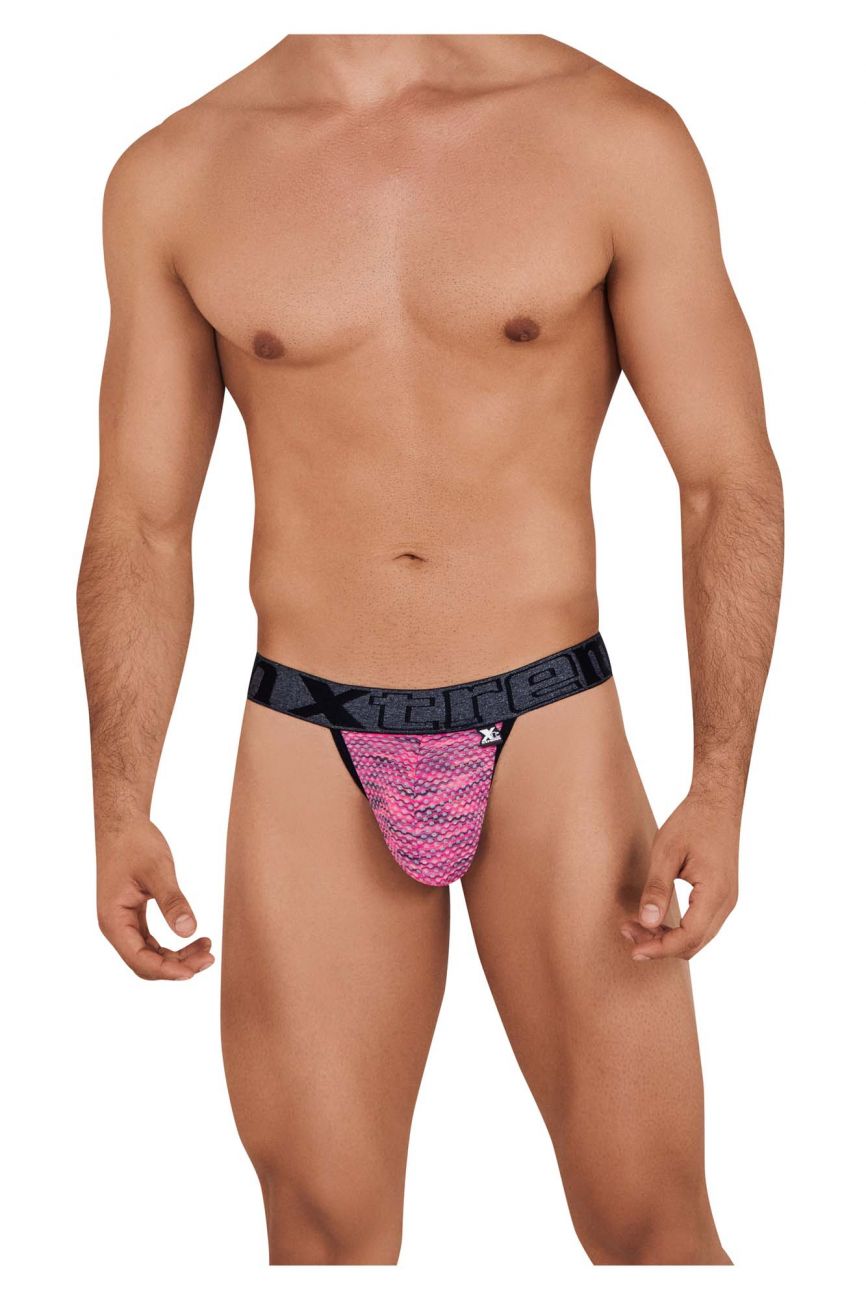 Xtremen 91098 Microfiber Mesh Bikini Color Pink - DealByEthan.gay loves Xtremen