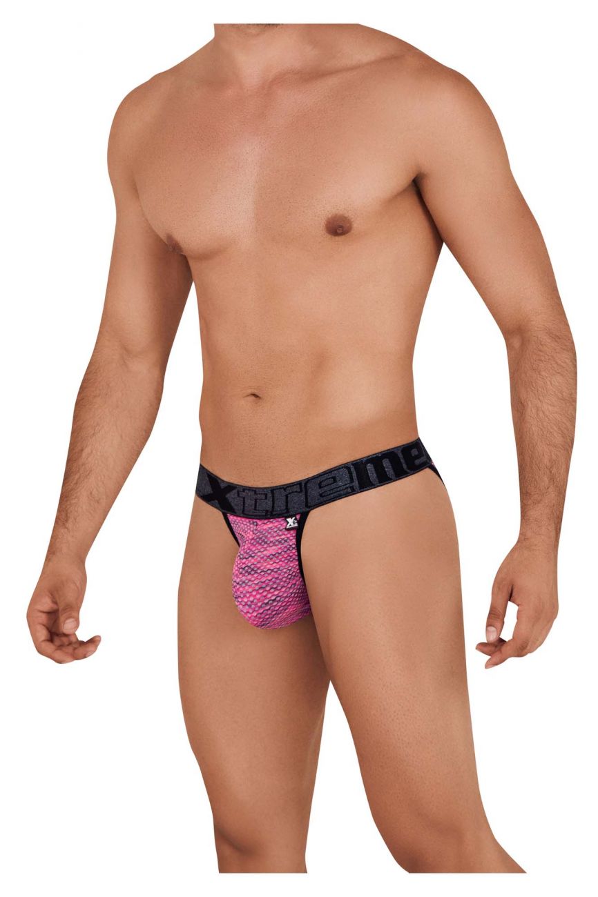 Xtremen 91098 Microfiber Mesh Bikini Color Pink - DealByEthan.gay loves Xtremen