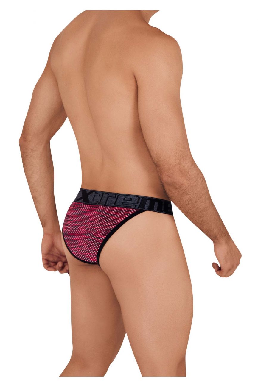 Xtremen 91098 Microfiber Mesh Bikini Color Red - DealByEthan.gay loves Xtremen