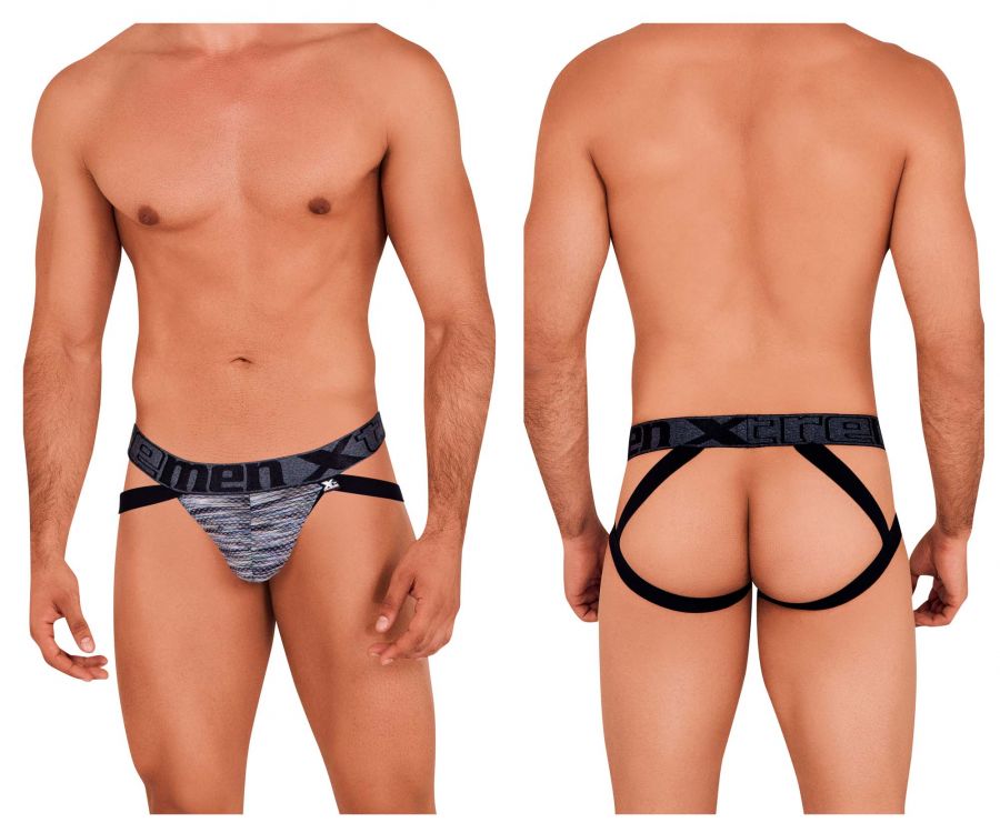 Xtremen 91099 Microfiber Mesh Jockstrap Color Black - DealByEthan.gay loves Xtremen