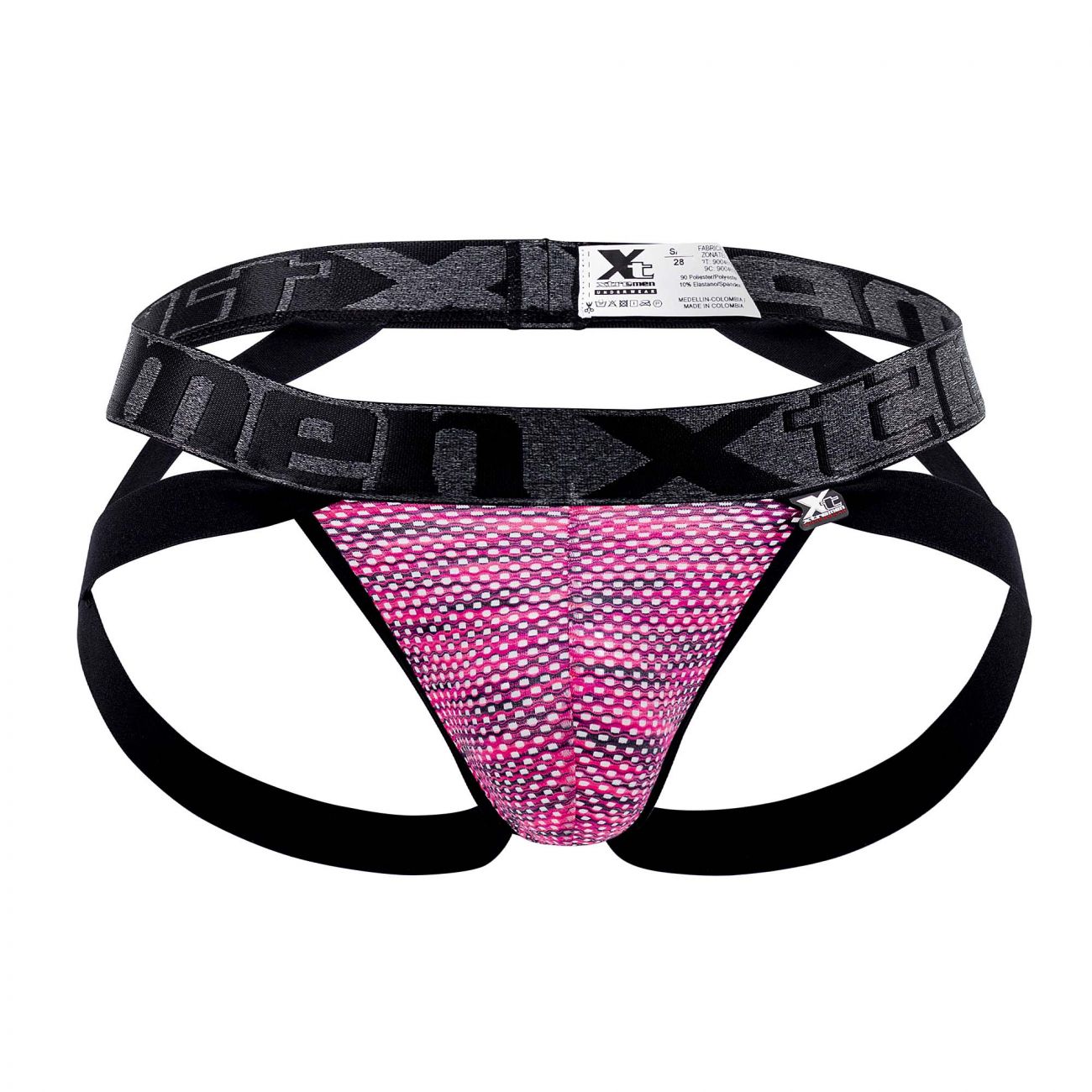 Xtremen 91099 Microfiber Mesh Jockstrap Color Pink - DealByEthan.gay loves Xtremen
