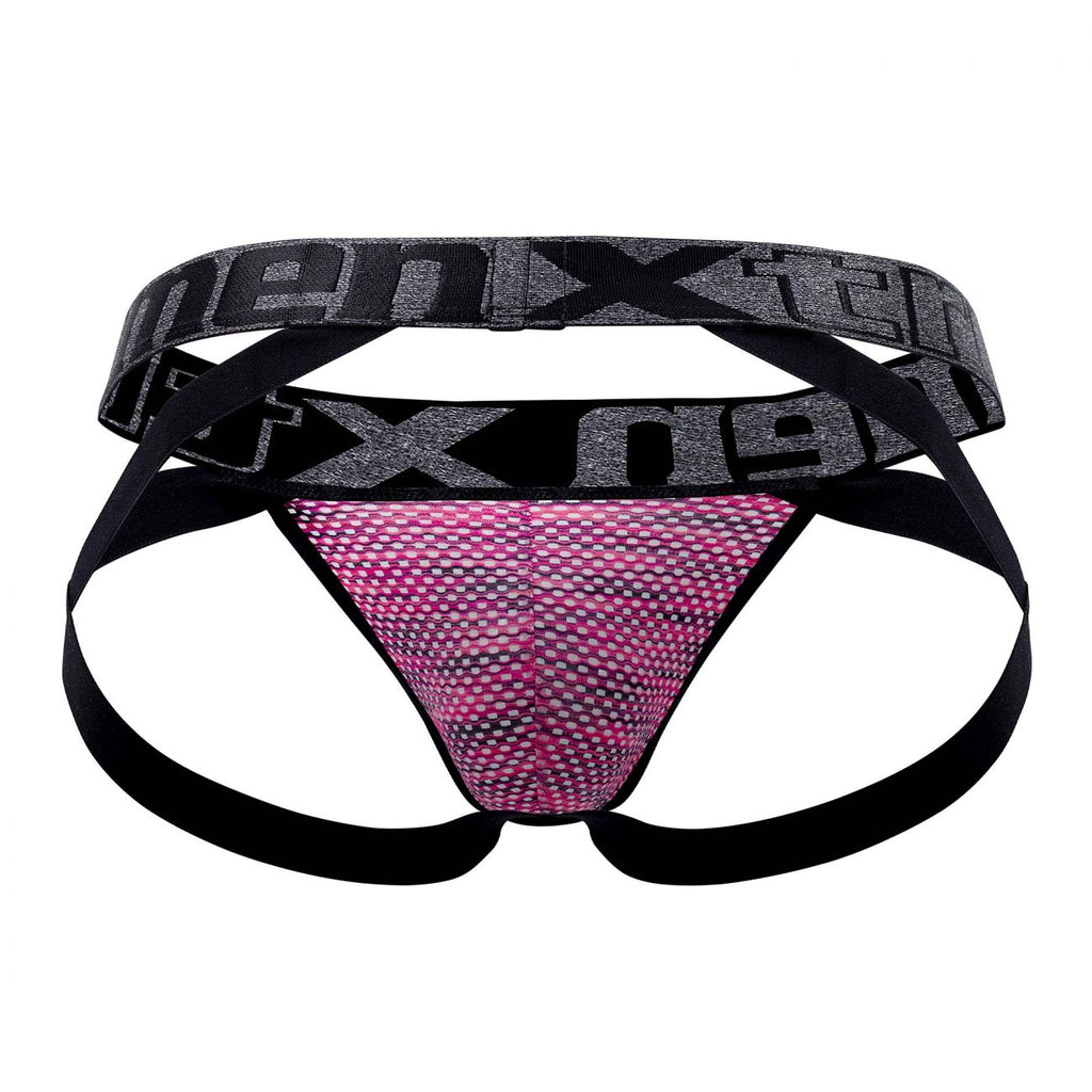 Xtremen 91099 Microfiber Mesh Jockstrap Color Pink - DealByEthan.gay loves Xtremen