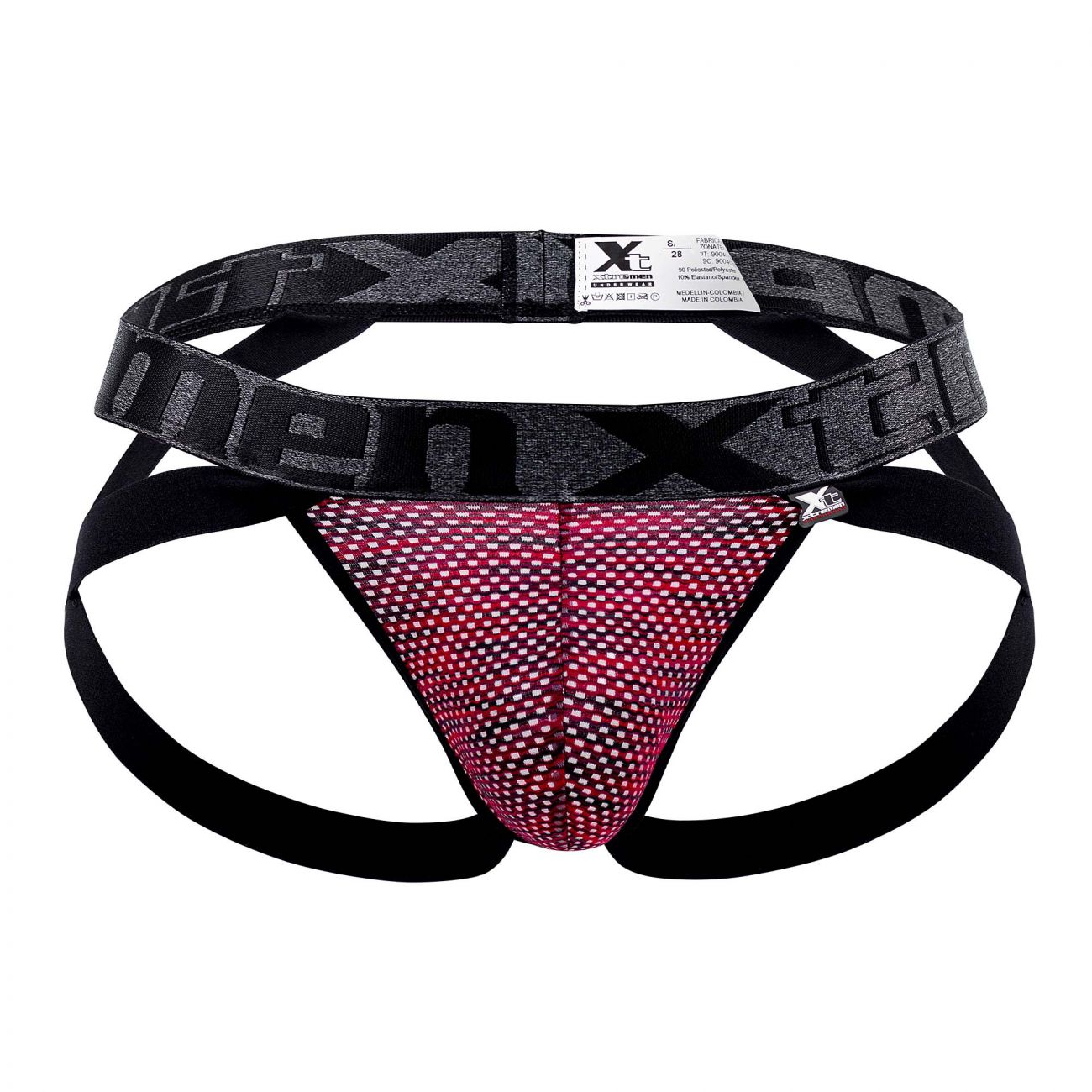 Xtremen 91099 Microfiber Mesh Jockstrap Color Red - DealByEthan.gay loves Xtremen