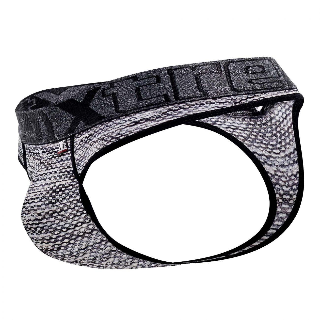 Xtremen 91100X Microfiber Mesh Thongs Color Black - DealByEthan.gay loves Xtremen
