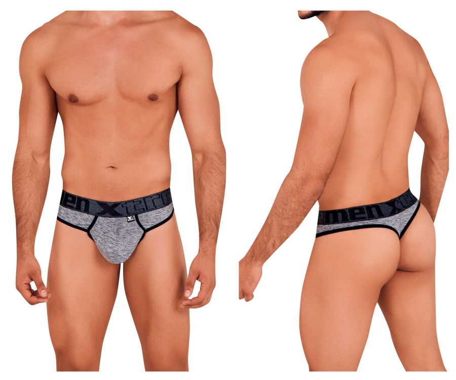 Xtremen 91101 Microfiber Thongs Color Jasper Gray - DealByEthan.gay loves Xtremen