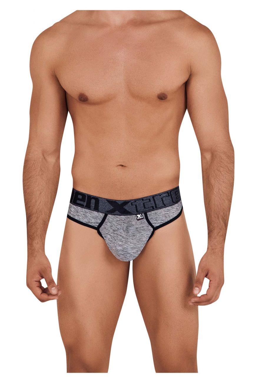 Xtremen 91101 Microfiber Thongs Color Jasper Gray - DealByEthan.gay loves Xtremen