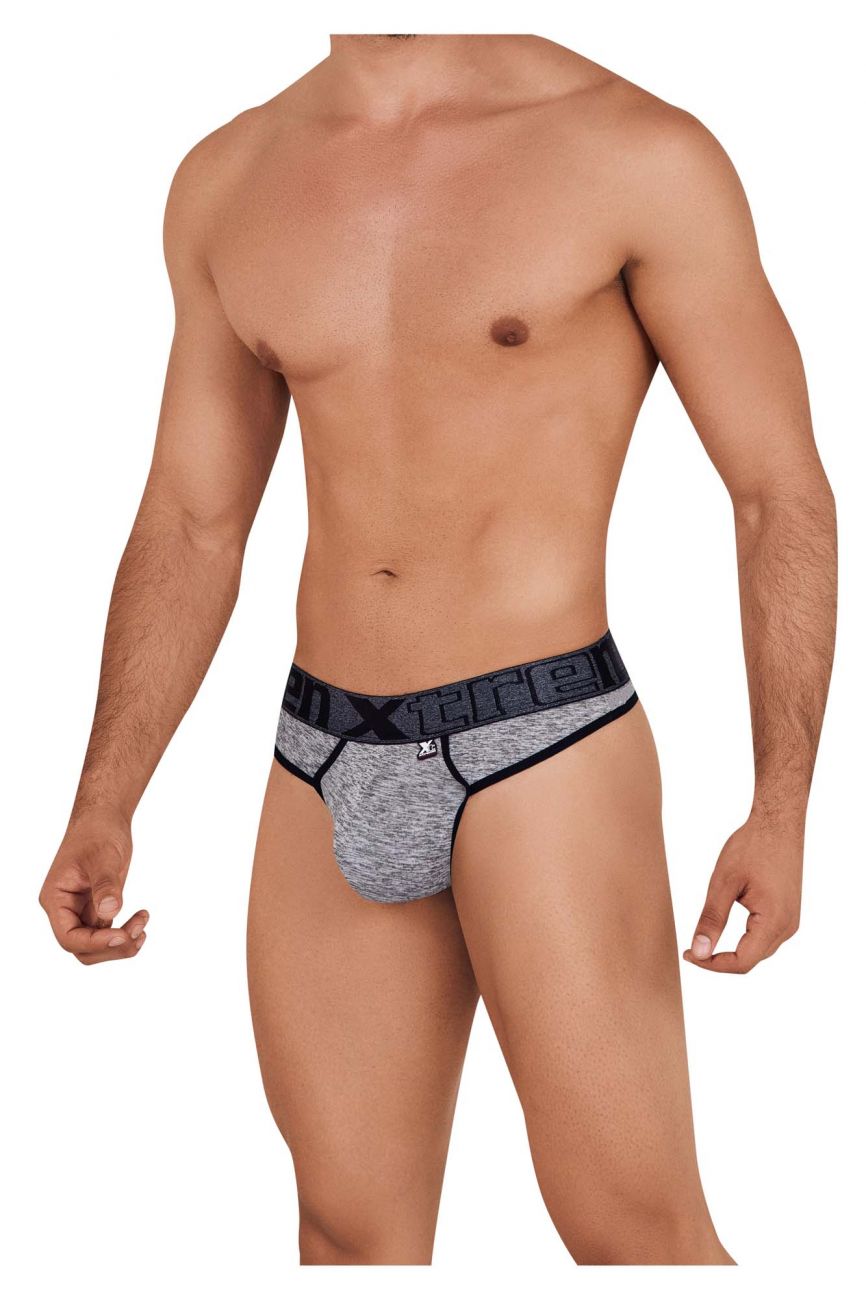Xtremen 91101 Microfiber Thongs Color Jasper Gray - DealByEthan.gay loves Xtremen
