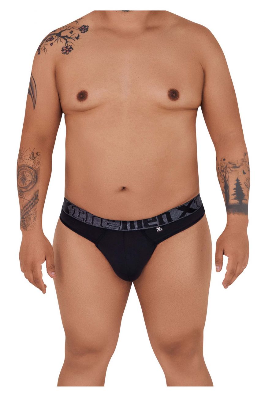 Xtremen 91101X Microfiber Thongs Color Black - DealByEthan.gay loves Xtremen