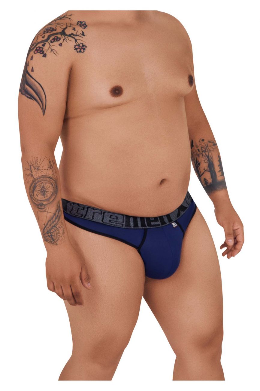 Xtremen 91101X Microfiber Thongs Color Dark Blue - DealByEthan.gay loves Xtremen